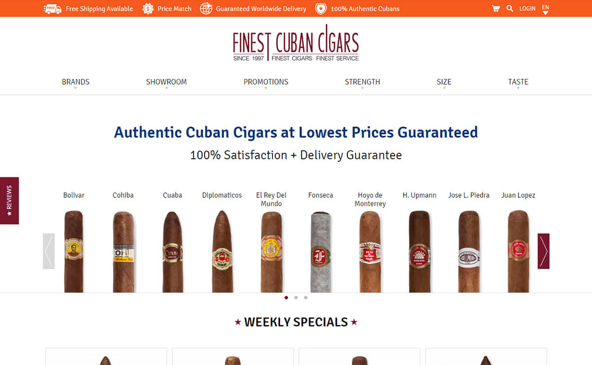 Finest Cuban Cigars