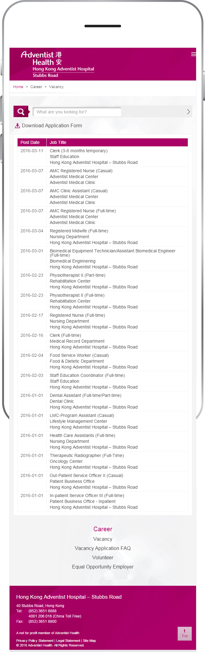 Hong Kong Adventist Hospital