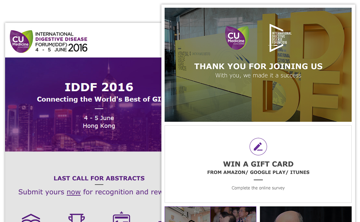 International Digestive Disease Forum (IDDF) Enewsletter, CUHK