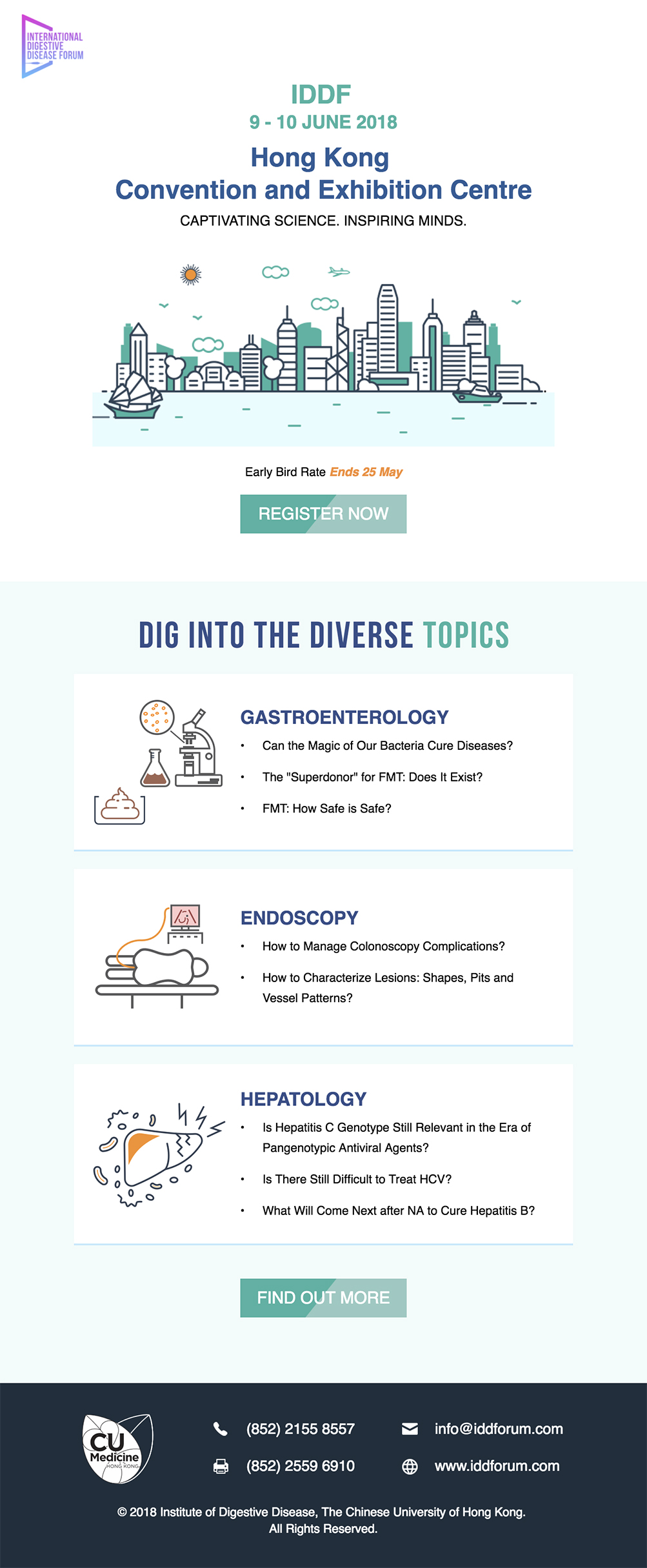 International Digestive Disease Forum (IDDF) 电子报, CUHK