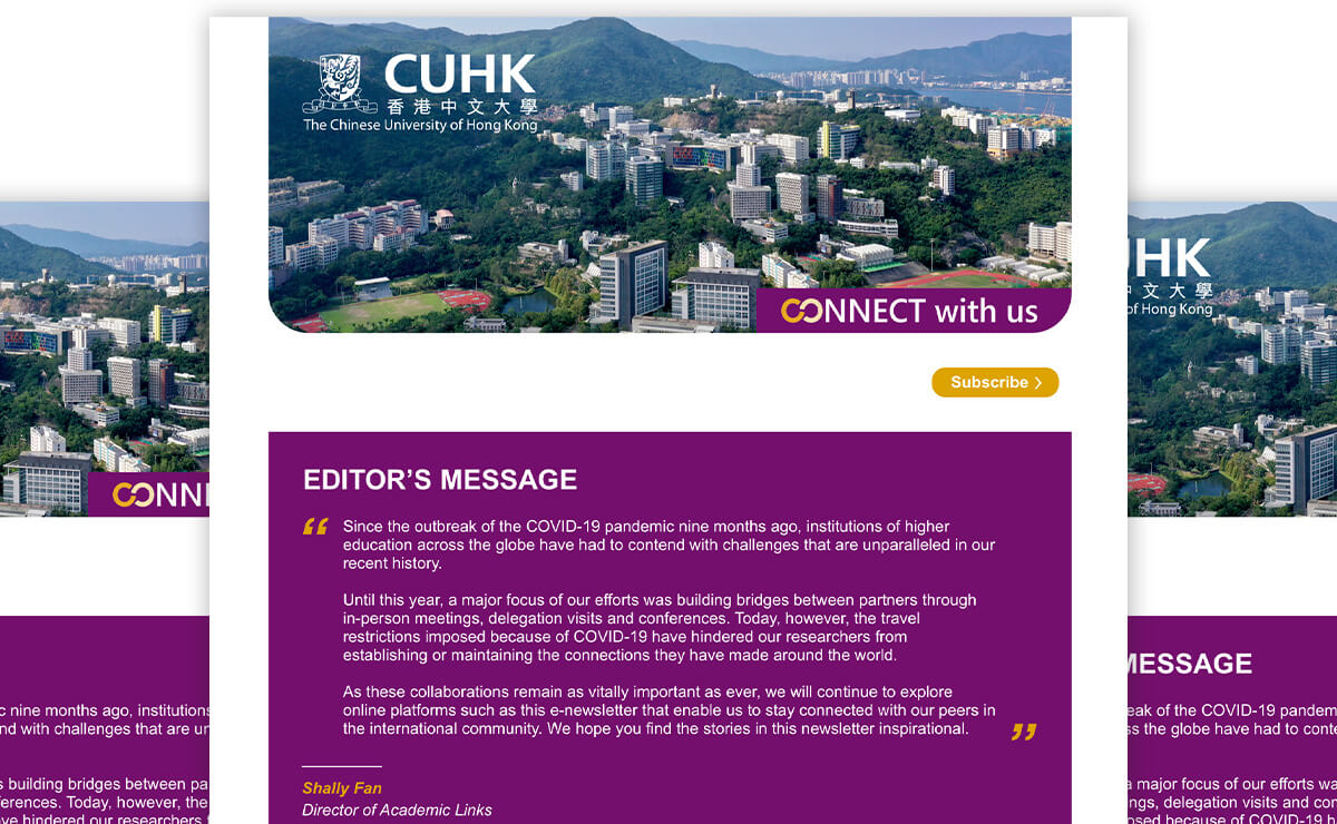 Office of Academic Links (OAL) Enewsletter, CUHK